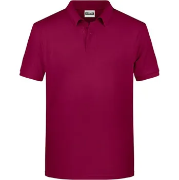 Pánské tričko James&Nicholson Pánská polokošile JN8010 Wine M