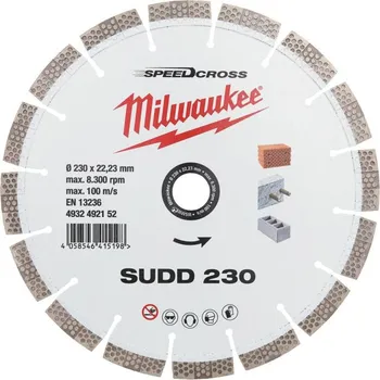 Řezný kotouč Diamantový kotouč MILWAUKEE SPEEDCROSS HUDD 125 mm 4932399820