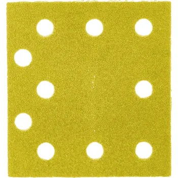 Brusný papír Brusné listy pro vibrační brusky MILWAUKEE HP 115x107 mm G240 10 ks 4932492247