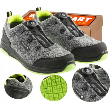 Pracovní obuv PRACOVNÍ OBUV - AUTOMATICKÉ ZAVAZOVÁNÍ bezpečnostní polobotky LIBRES S1PS SR FO 42