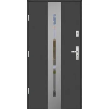 Vchodové dveře KMT Vchodové dveře KMT 54 PLUS Silver 11s8