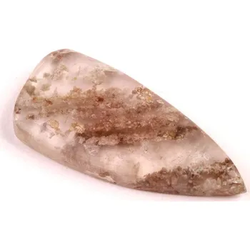 Přírodní kámen Kabošon Moss Quartz č.5592 (39x18x5mm)