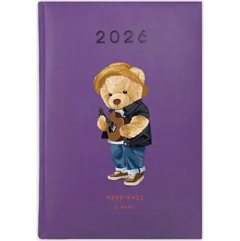 Kalendář Knižní kalendář 2026 A5 FunnyCase fialový