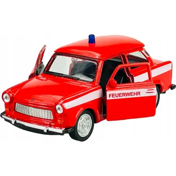 autíčko WELLY TRABANT 601 HASIČI 1:34 LEGENDY PRL NOVÝ KOVOVÝ MODEL 43654