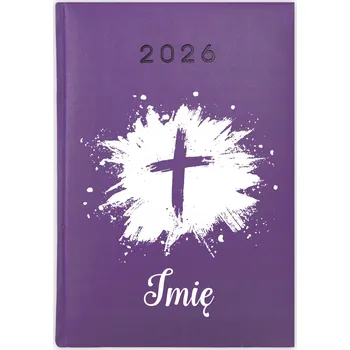 Kalendář Knihový kalendář 2026 A5 fialový