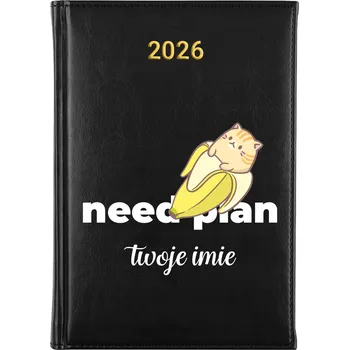 Kalendář Knižkový kalendář 2026 A5 černý