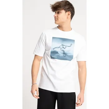 Chlapecké tričko Reporter Young | Chlapecké bílé tričko s grafikou oceánu a nápisem "Think Global" - Barva BÍLÁ, Velikost 164 251-0440B-56-200-1