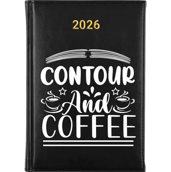 Kalendář Knižkový kalendář 2026 A5 černý