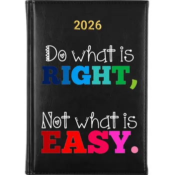 Kalendář Knižkový kalendář 2026 A5 černý