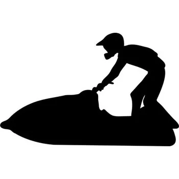 Samolepicí dekorace na vozidlo Samolepka na auto, vodní skútr, sport