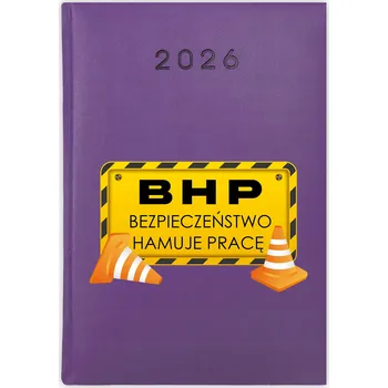 Kalendář Knižkový kalendář 2026 A5 Cute Cups fialový