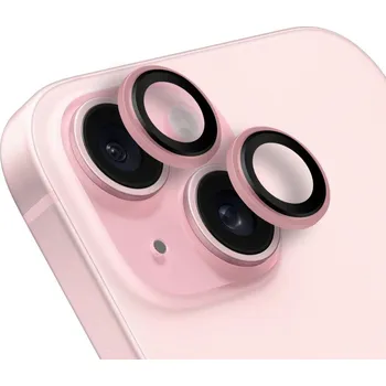 Pouzdro na mobilní telefon OBAL:ME Ochrana Čoček pro Apple iPhone 15/15 Plus Pink