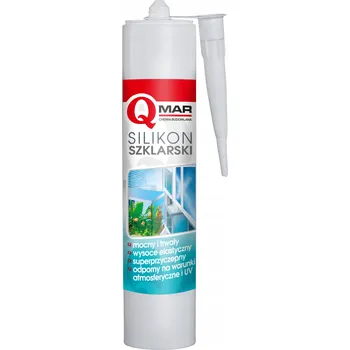 Vrták Qmar silikon sklenářský bezbarvý 300ml