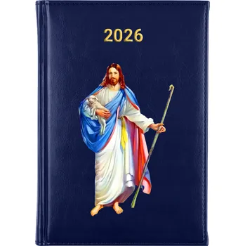 Kalendář Knižní kalendář 2026 A5 modrý