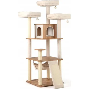 Vysoké škrabadlo Costway 161 - 220 cm