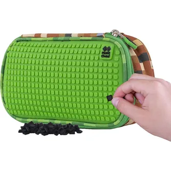 Penál PIXIE CREW studentský penál zelený velký panel