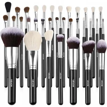 Kosmetický štětec VEVOR Sada Štětců na make-up 34 ks na podklad a oční stíny