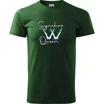 Synchro Queen - Triko extra velké (5-8XL) - 7XL ( Lahvově zelená )
