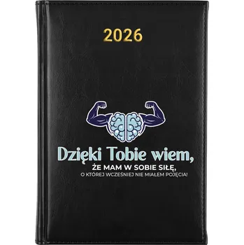 Kalendář Knižní kalendář 2026 A5 FunnyCase černý
