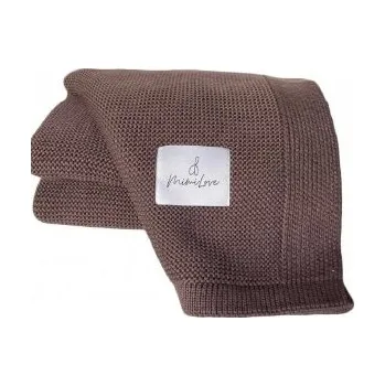 Dětská deka MimiLove Bambusová dečka - Čokoláda