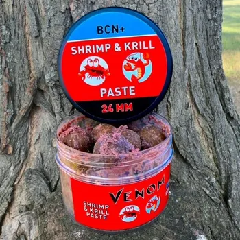 Boilies Feeder Mania Venom Shrimp &amp; Krill Paste Boilie 24 mm BCN+