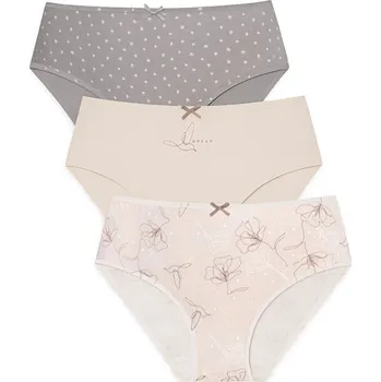 Dámské spodní prádlo LAMA Dámské kalhotky 3 pack 120BI 93 XL
