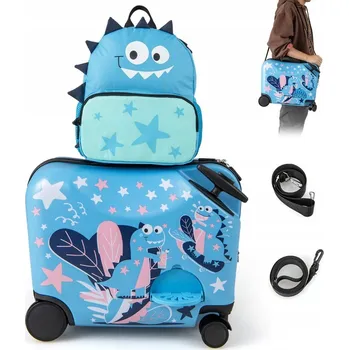 Sada: Tvrdý kufr + batoh, plast, 26 l