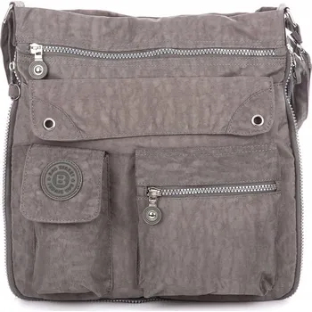 Kabelka Taška kabelka přes rameno BAG STREET šedá látka
