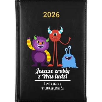 Kalendář Knižní kalendář 2026 A5 FunnyCase černý