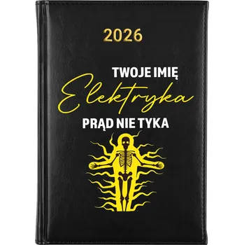 Kalendář Knižní kalendář 2026 A5 FunnyCase černý