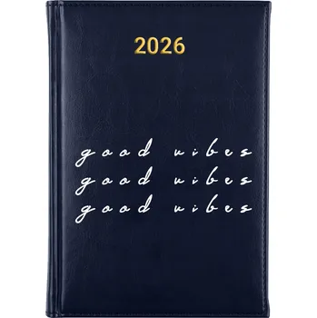 Kalendář Knižkový kalendář 2026 A5 FunnyCase modrý