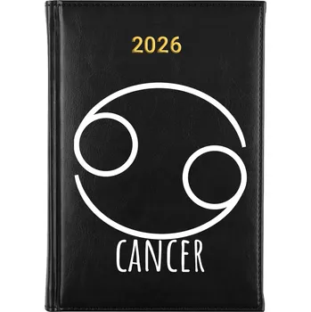 Kalendář Knižkový kalendář 2026 A5 černý