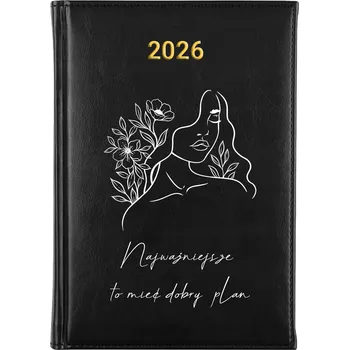 Kalendář Knižkový kalendář 2026 A5 černý