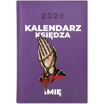 Kalendář Knihový kalendář 2026 A5 fialový