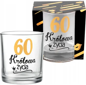 Sklenice Dárek k 60. narozeninám pro babičku, kolegyni, ženy, suvenýr, Sklenice, hrnek