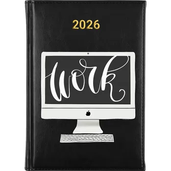 Kalendář Knižkový kalendář 2026 A5 černý