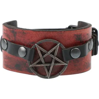 Náramek náramek Pentagram - red