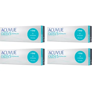 Kontaktní čočky Johnson & Johnson Acuvue Oasys 1-Day with HydraLuxe (30 čoček) výhodné balení 4 krabiček Dioptrie - sph: -2,25, Průměr - DIA: 14,3, Zakřivení - B.C.: 8,5