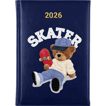 Kalendář Knižní kalendář 2026 A5 modrý