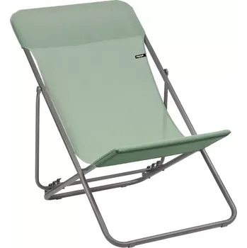 Zahradní lehátko Profi polohovací lehátko HELIO XL zelená Aloe