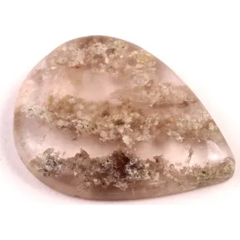 Přírodní kámen Kabošon Moss Quartz č.5599 (28x22x5mm)