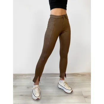 Dámské kalhoty Dámské kalhoty v čokoládové barvě, VELIKOST XL