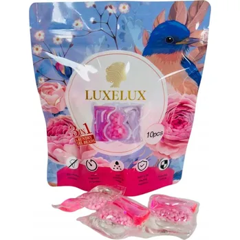 Tableta na praní LUXELUX UNIVERZÁLNÍ PARFÉMOVANÉ KAPSLE NA PRANÍ 3v1 10 KS