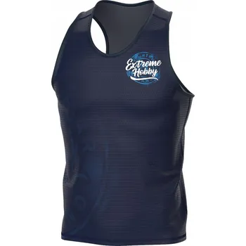 Pánské tílko Modré kulatý polyester tričko Extreme Hobby bez rukávů