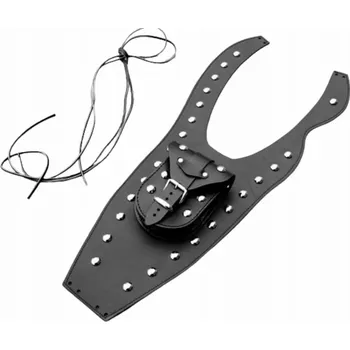 Zavazadlo na motocykl Kožený pás na nádrž s cvočky pro Yamaha Drag Star XVS 650