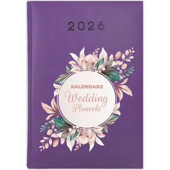 Kalendář Knihový kalendář 2026 A5 fialový