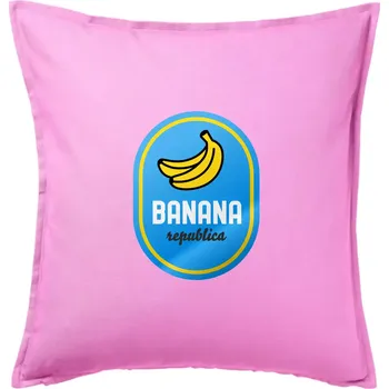 Polštář Banana republica - Polštář 50x50 - 50x50 - Pouze potah ( Růžová )