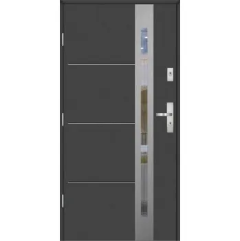 Vchodové dveře KMT Vchodové dveře KMT 54 PLUS Silver 14s3