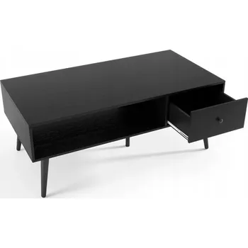 Konferenční stolek Konferenční stolek Costway obdélníkový 109 x 55 x 39,5 cm černý