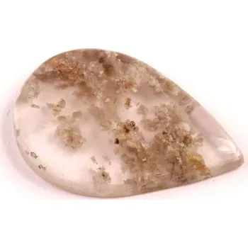 Přírodní kámen Kabošon Moss Quartz č.5596 (31x21x5mm)